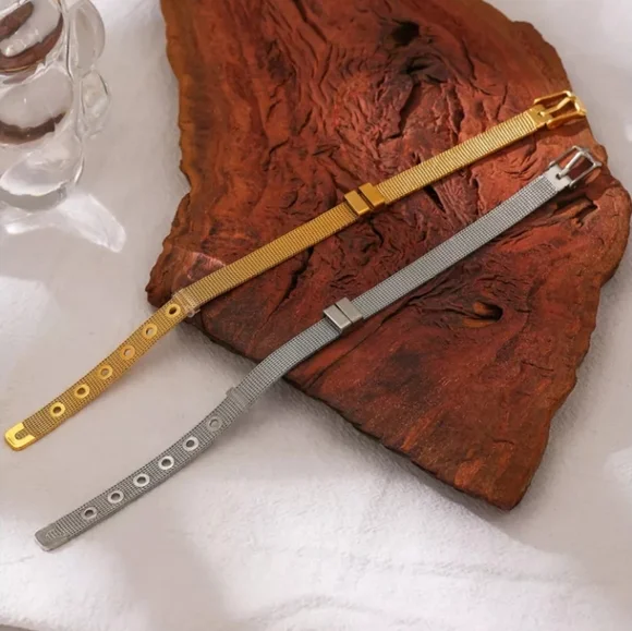 Chic Stainless Steel Bangle Bracelet - Picture 7 of 8